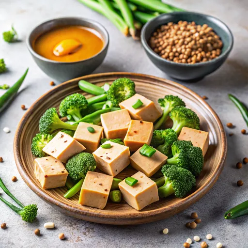 Tumis Tahu Gurih dengan Sayuran Hijau